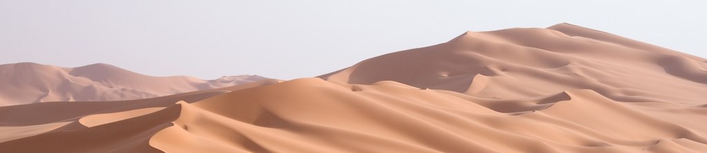 Sahara, Ergs , le sable, la mer, la Libye